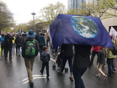 A scene from the March for Science in Seattle on April 22, 2017.