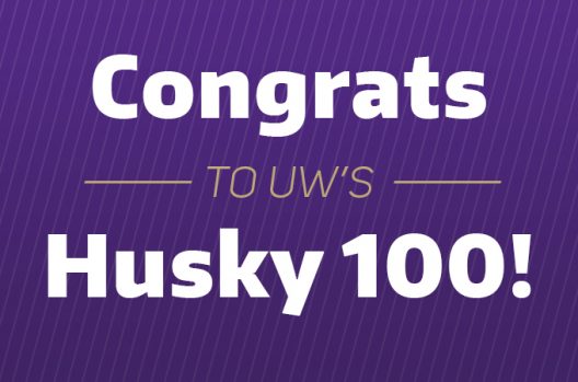 Congrats to UW's Husky 100!