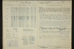 Ship log from 1955