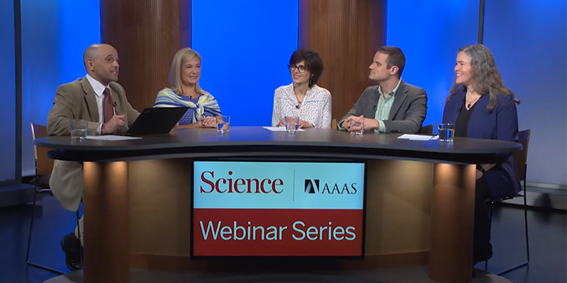 Panelists on a Science/AAAS Webinar