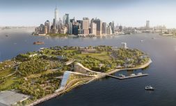 Rendering of the New York Climate Exchange on Governor's Island